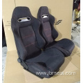 Adjustable cloth Black fabric sports racing seat